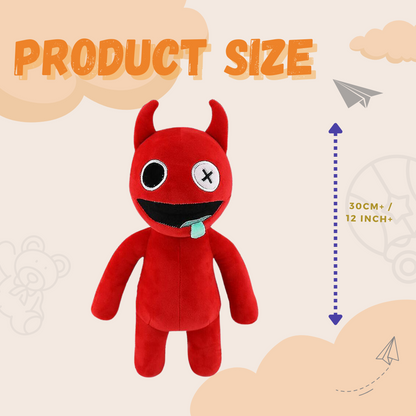 Round Head RED DEVIL Cute Plush Toys