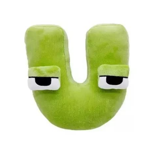 U LETTER SOFT PLUSH TOY