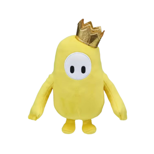 YELLOW CAPSULE CROWN BIRD PLUSH TOY
