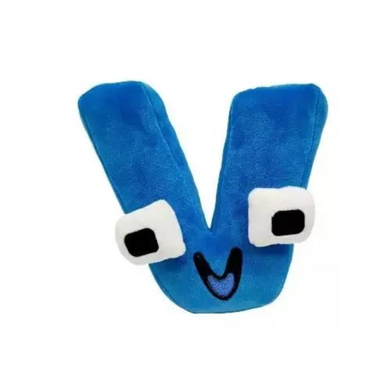 V LETTER SOFT PLUSH TOY