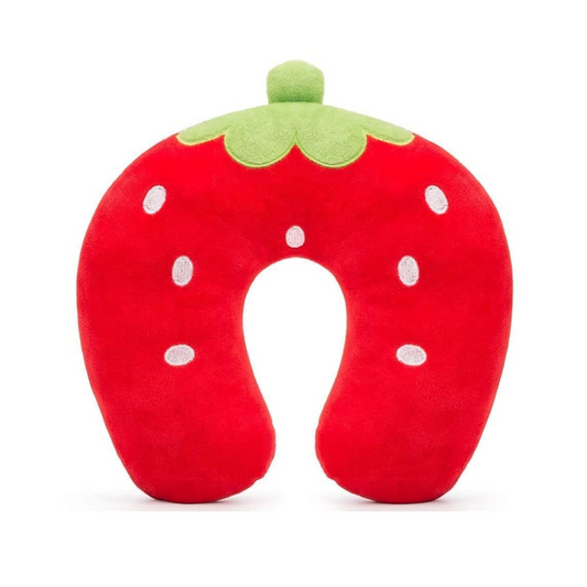 STRAWBERRY TRAVELING PILLOW