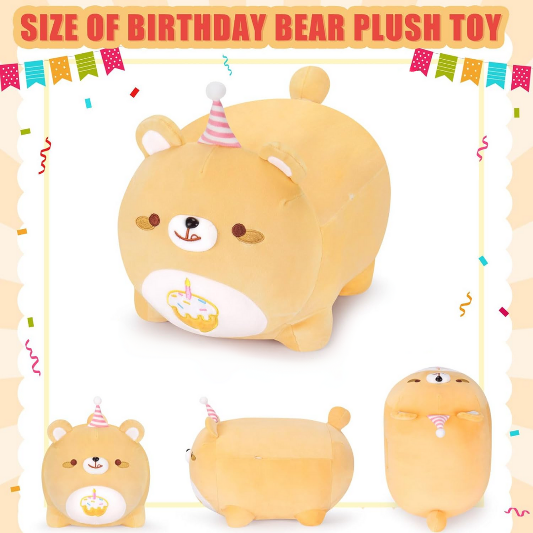 Birthday Gift Bear Plush Pillow Bear Plushies