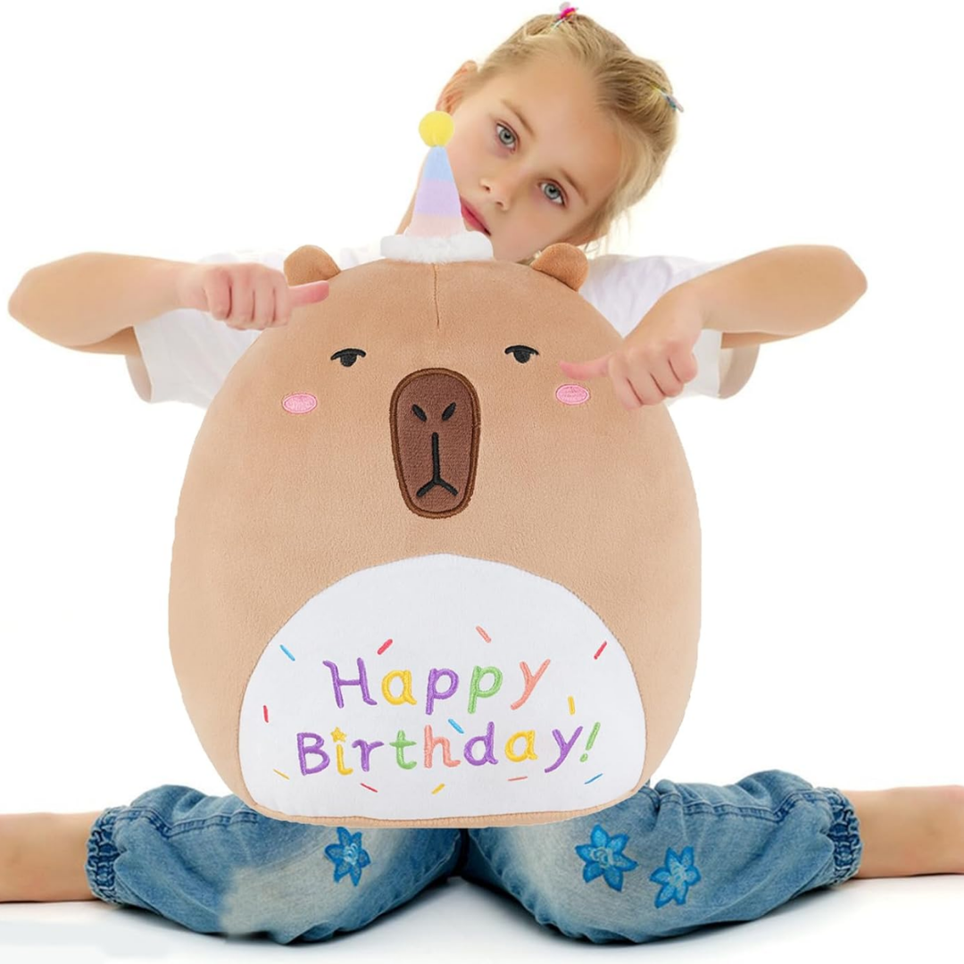 Happy Birthday Capybara Plush