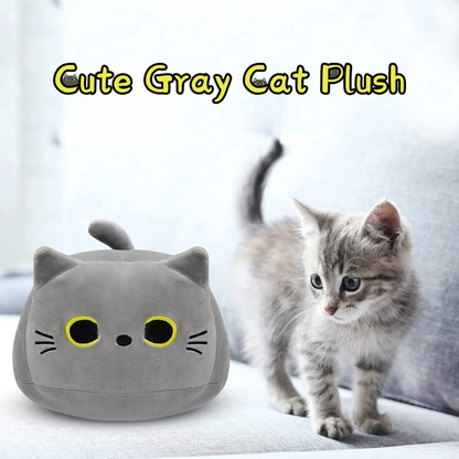3D GREY CAT PLUSH