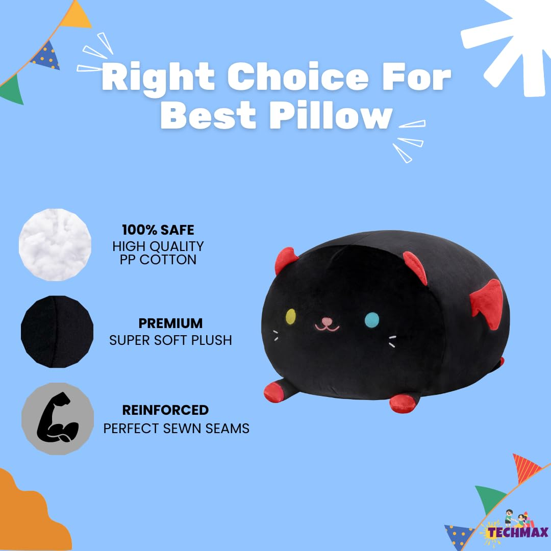 BLACK CAT CUTE PILLOW