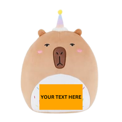 Happy Birthday Capybara Plush