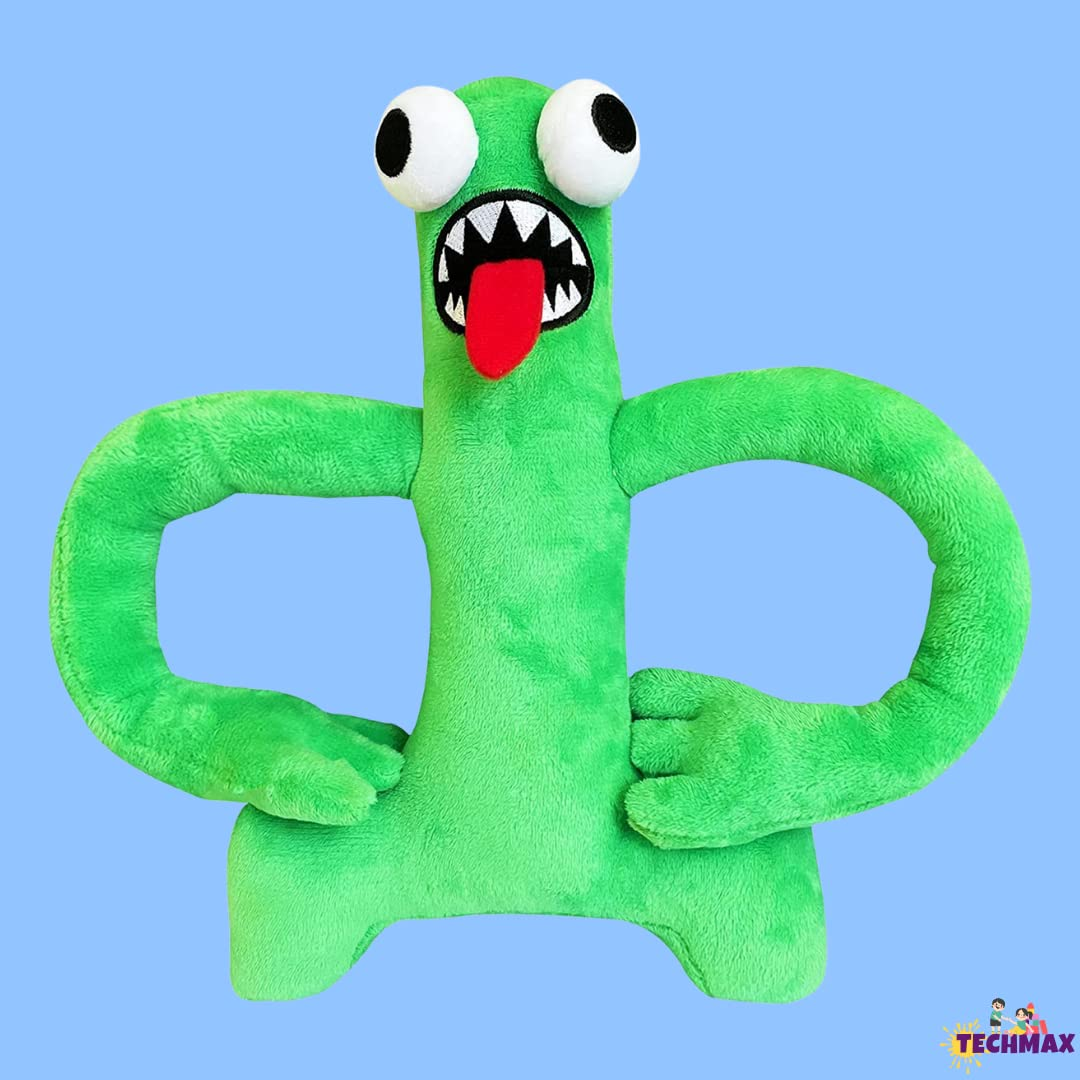 GREEN BIG EYE EXPRESSION FIGURE DOLL PLUSH