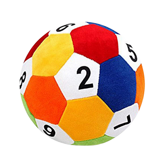MULTICOLOR NUMBER BALL PLUSH TOY