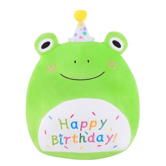 Happy Birthday Frog Plush