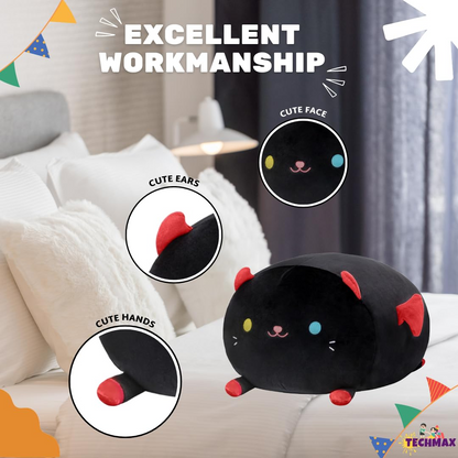 BLACK CAT CUTE PILLOW