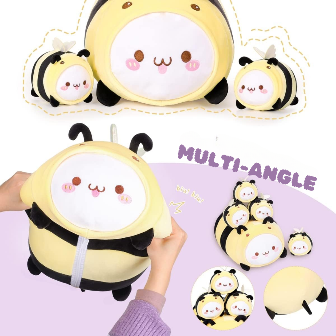 BEE CAT MOMMY WITH FOUR BABIES