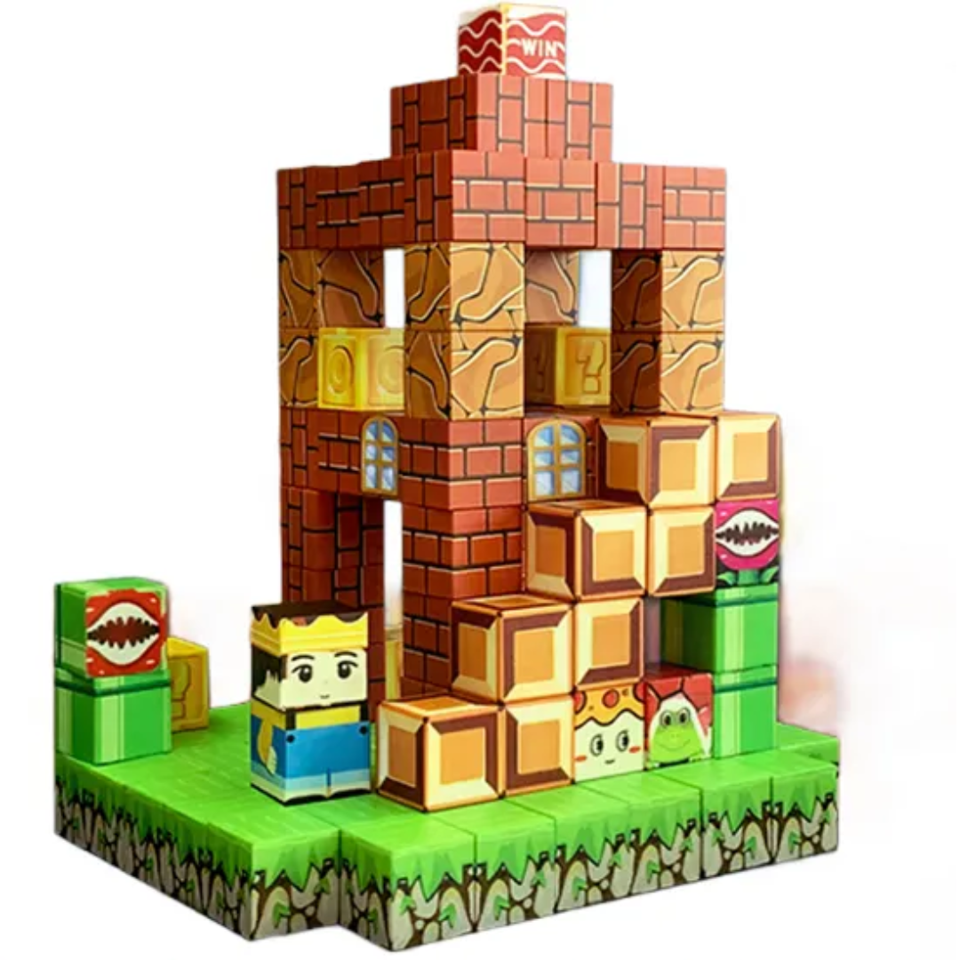 Magnetic Building Blocks- Gaming Theme