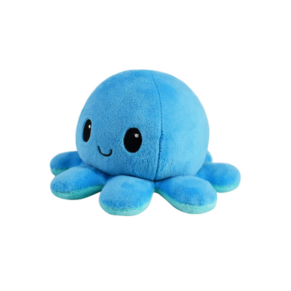 HAPPY BLUE & LIGHT BLUE SAD REVERSIBLE PLUSH