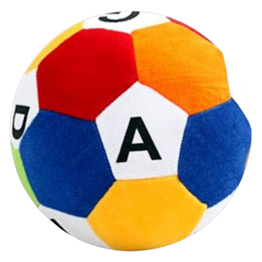 MULTICOLOR ALPHABET BALL PLUSH TOY