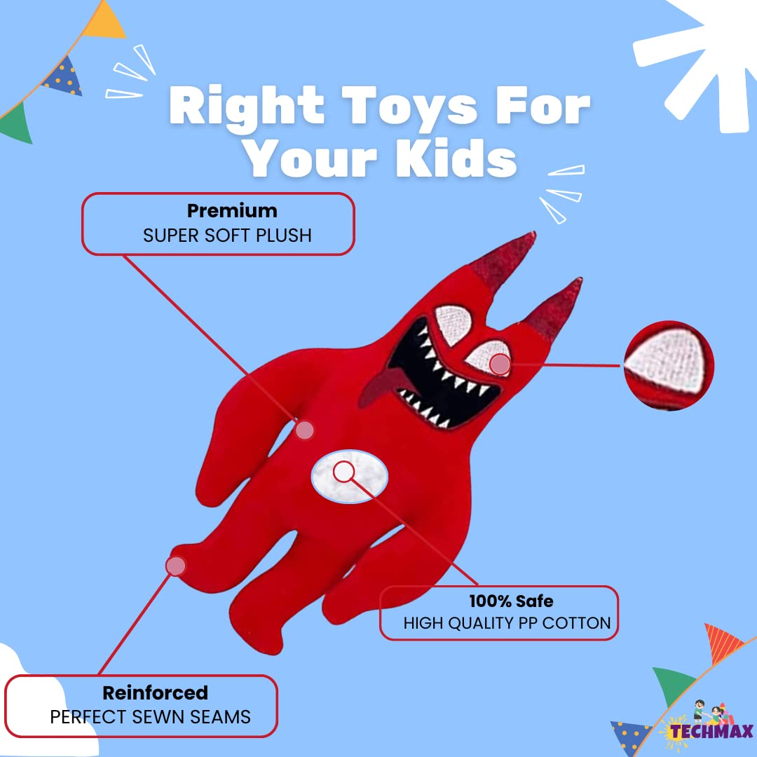 Red Scary Eye Plush Toy