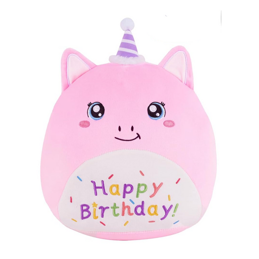 Happy Birthday Unicorn Plush