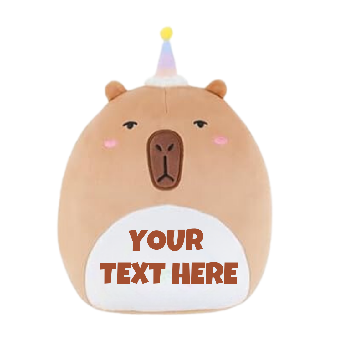 Happy Birthday Capybara Plush