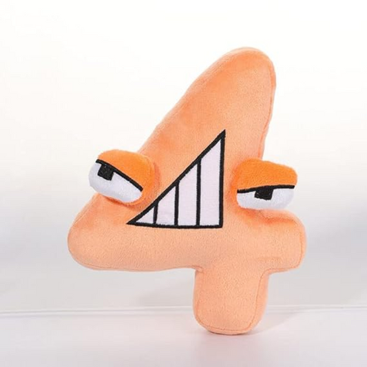 4 NUMBER SOFT PLUSH TOY