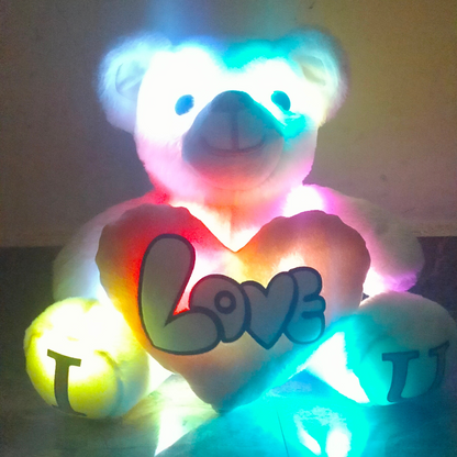 Blue Skin Color - I Love You Teddy Bear - Love Bear