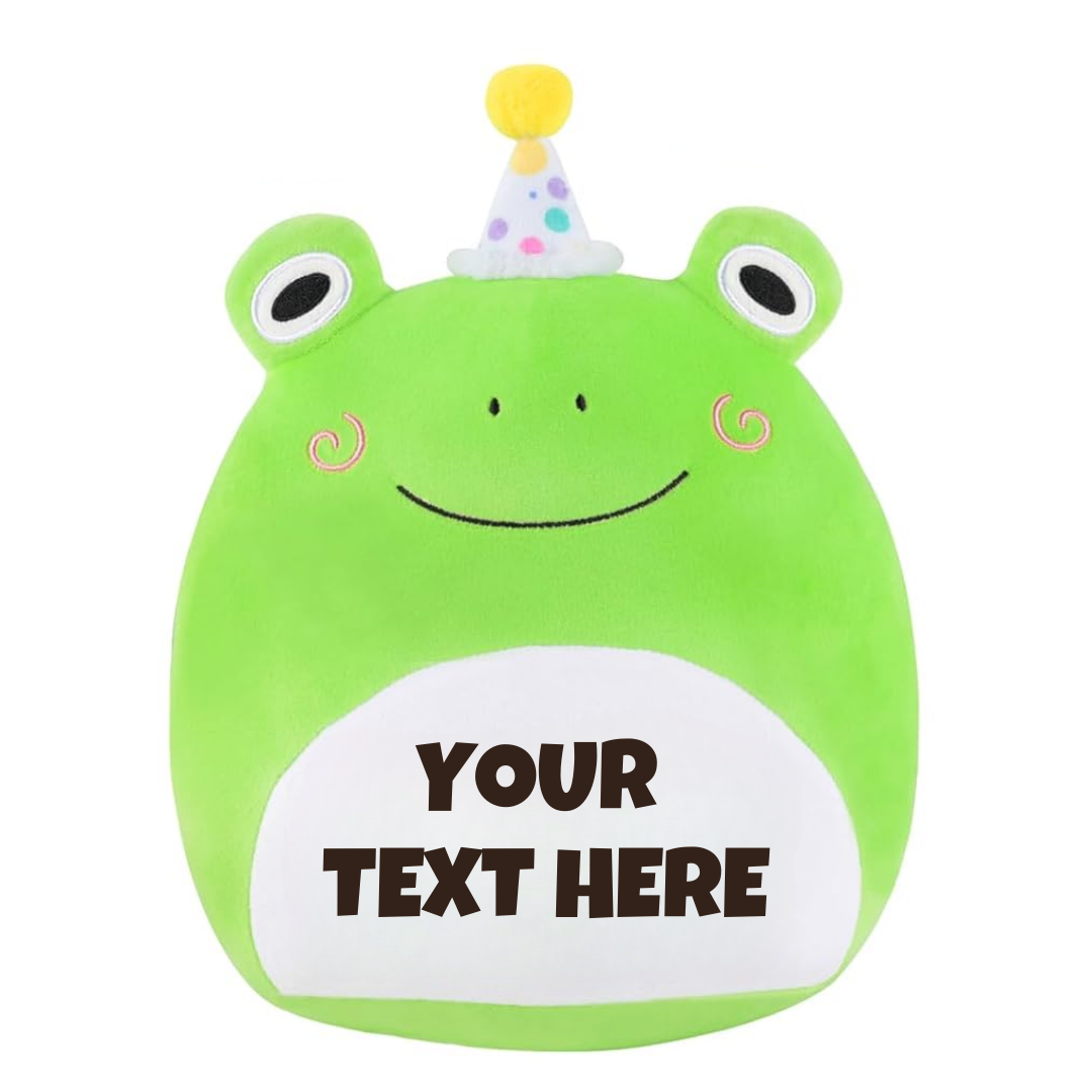 Happy Birthday Frog Plush