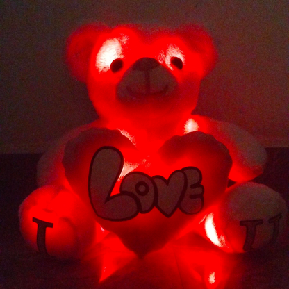 Blue Skin Color - I Love You Teddy Bear - Love Bear