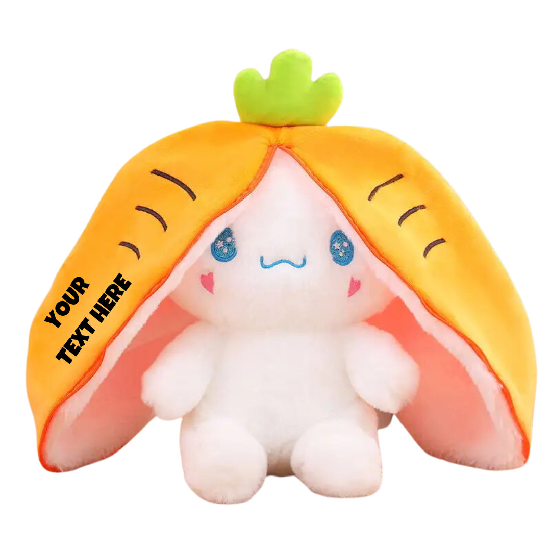 Carrot Dog Reversible Plush Toy