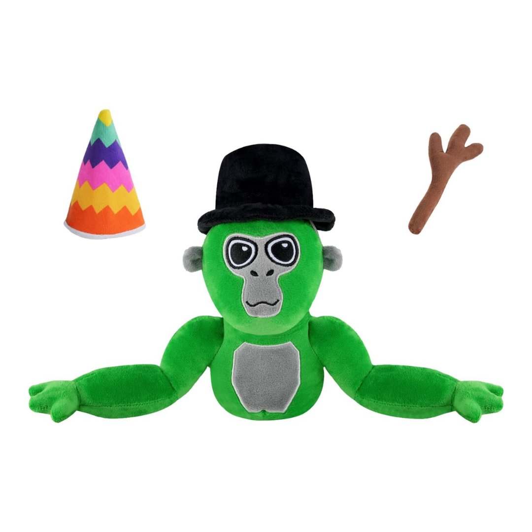 Jungle Joy Green Gorilla Plush Toy