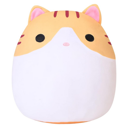 Cat Plush Pillow Kawaii Cat Stuffed Animal Fluffy Cartoon Cat