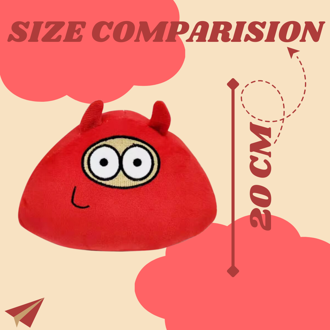 RED POU PLUSH TOY