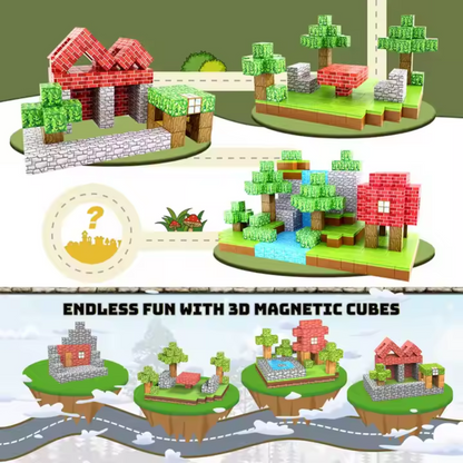 Magnetic Building Blocks- Construction Theme