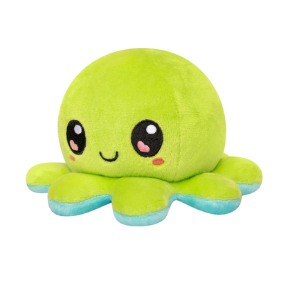 HAPPY GREEN & WORRID AQUA REVERSIBLE PLUSH