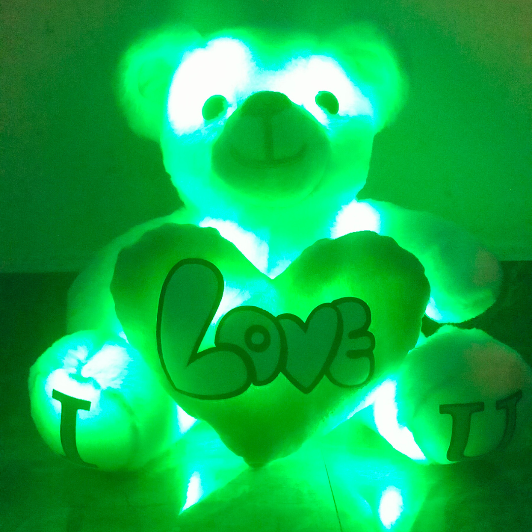 Blue Skin Color - I Love You Teddy Bear - Love Bear