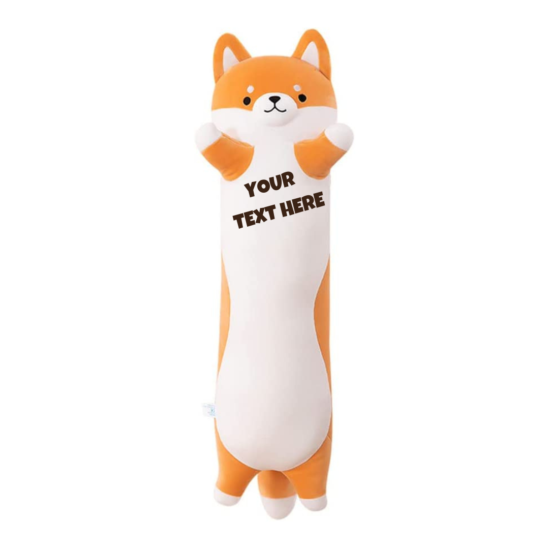 Long Shiba Inu Dog Plush Pillow