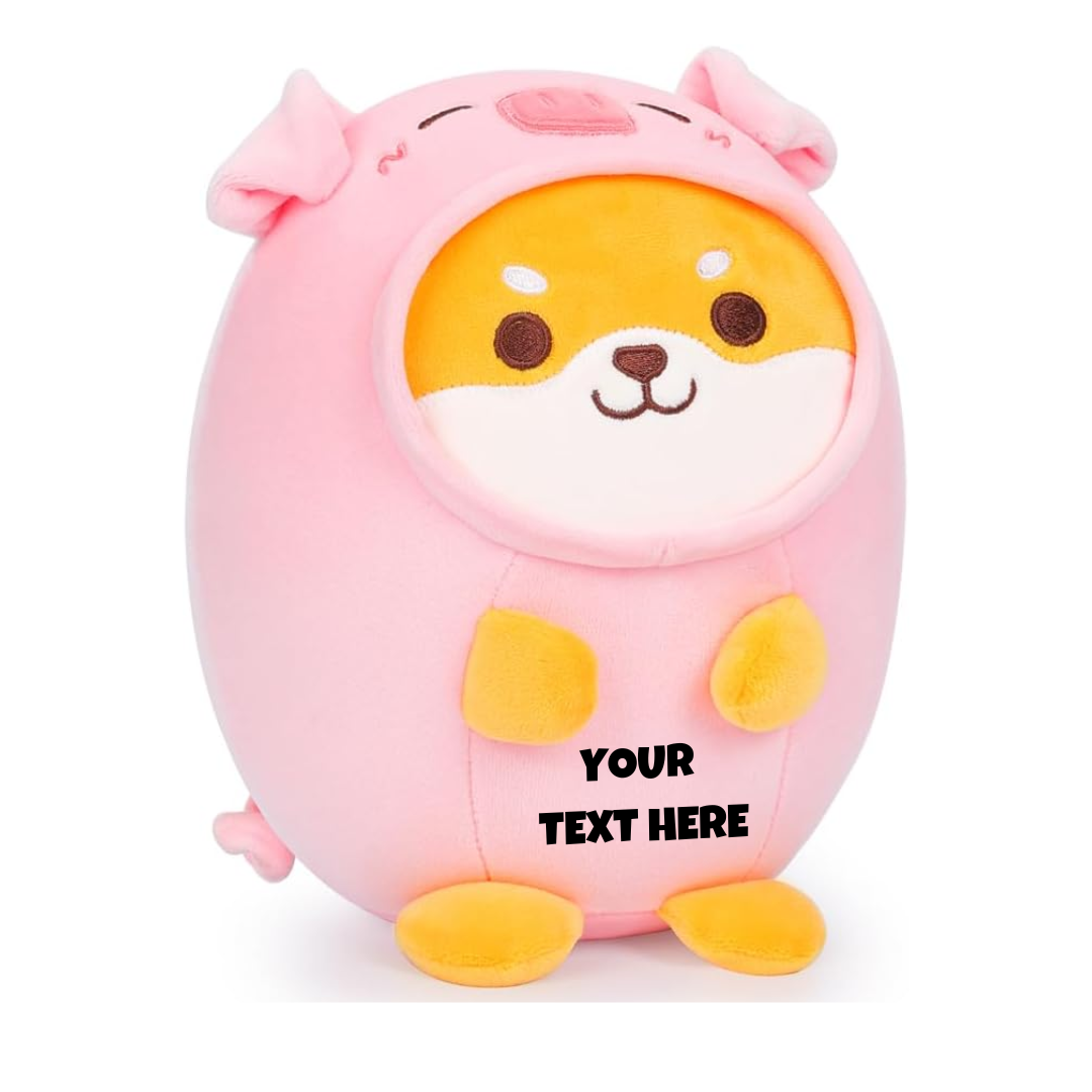 Shiba Inu Pig Two In One Plushie