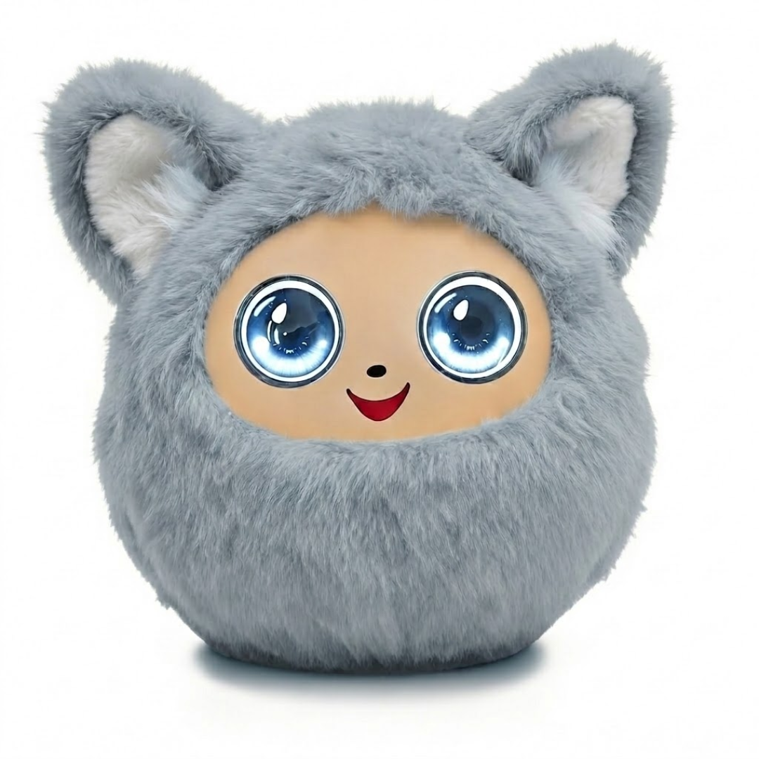 AI Plush Toy - Grey Color - 22 CM