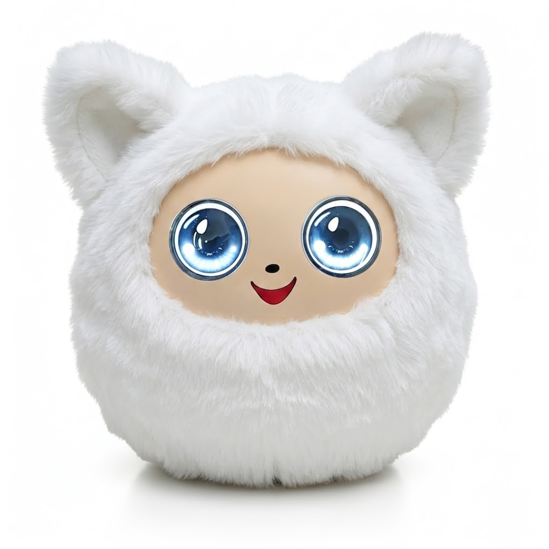 AI Plush Toy - White Color - 22 CM