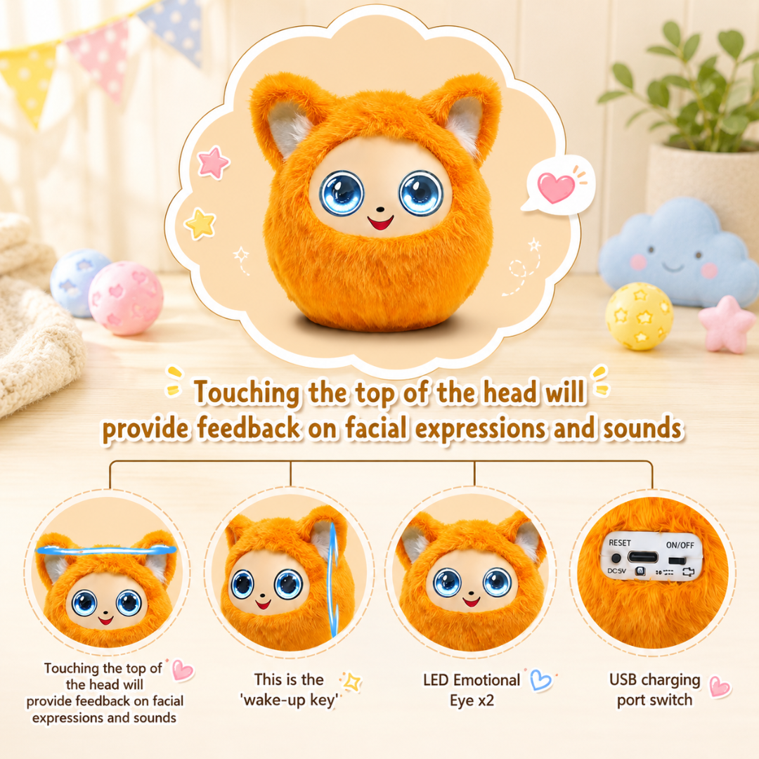 AI Plush Toy - Off White Color - 22 CM