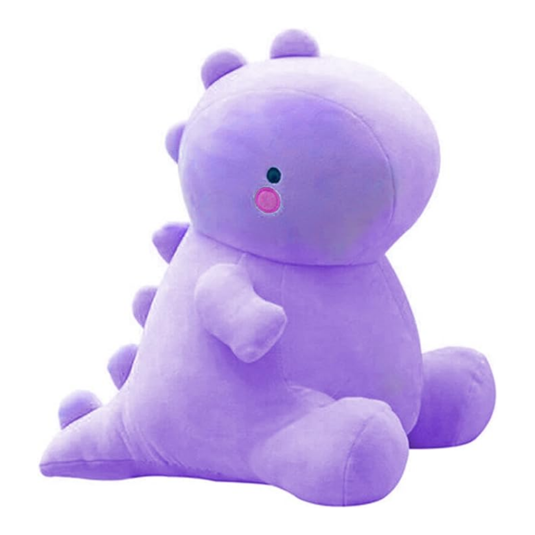 Green Yellow Cute Fat Dinosaur Plush Toy – TechMax - Main Image