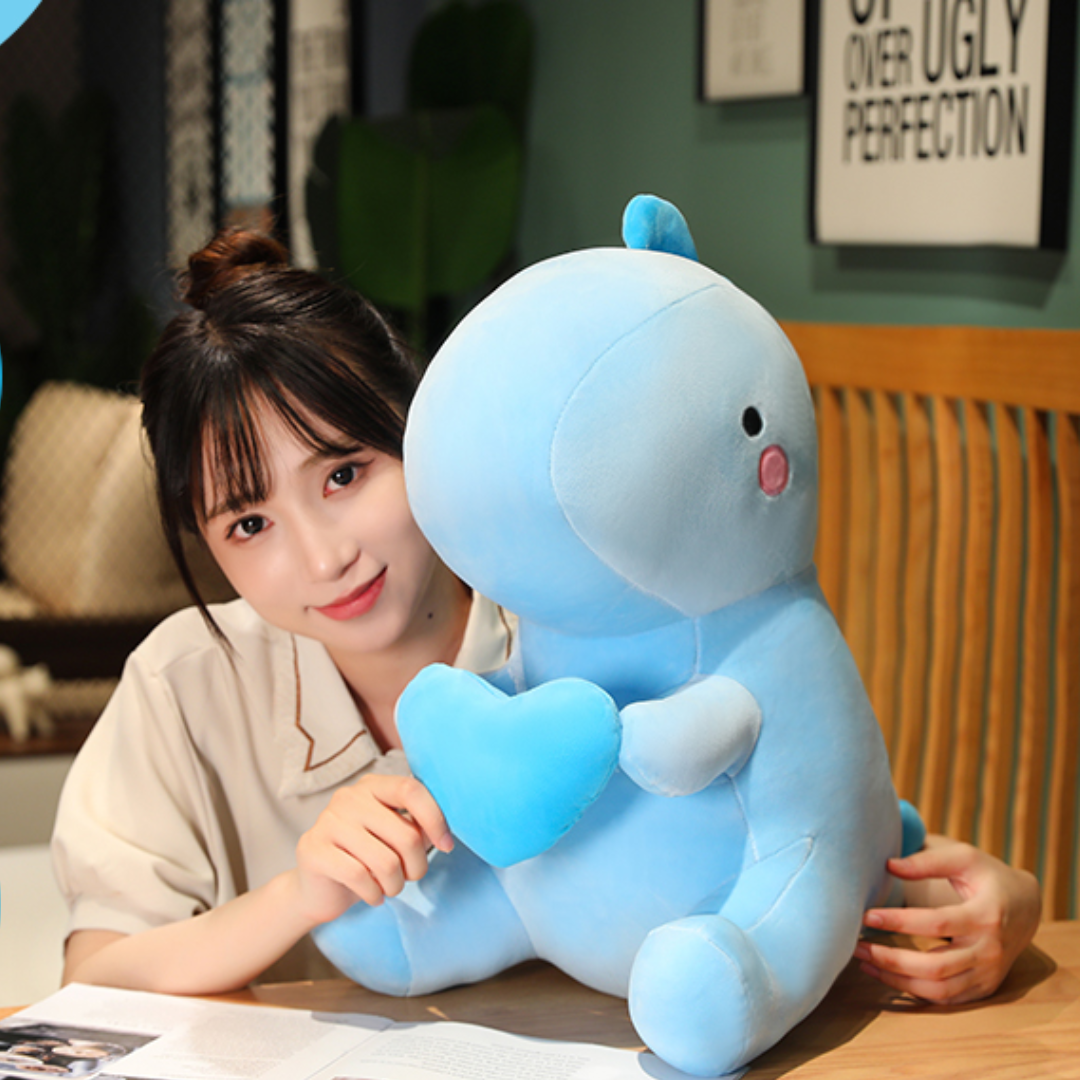 Valentine Day Gift Cute Dinosaur with Heart Plushie